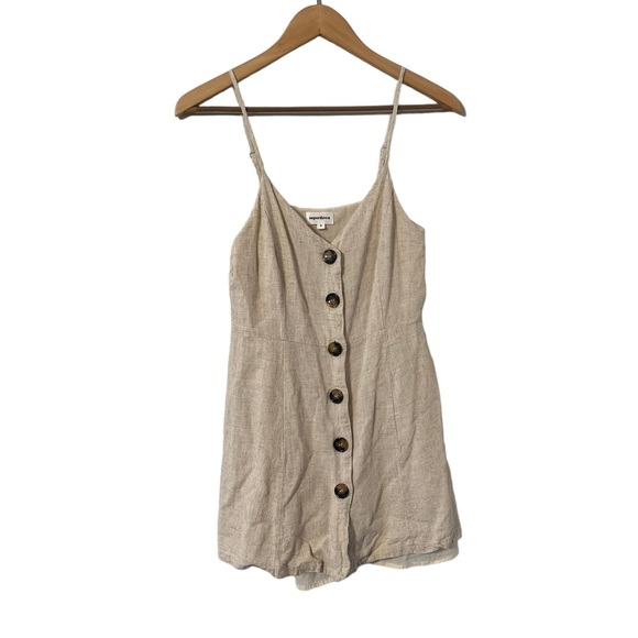 Revolve x SuperDown Linen Button Down Mini Dress - Picture 2 of 4